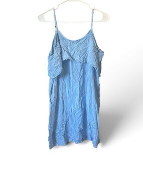 Raya Sun light blue embroidered Dress